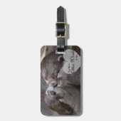 Du hast mir eine andere Welt Gemein, andere Liebe  Gepäckanhänger (Vorderseite vertikal)