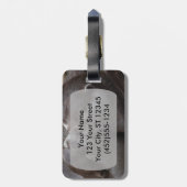 Du hast mir eine andere Welt Gemein, andere Liebe  Gepäckanhänger (Rückseite vertikal)