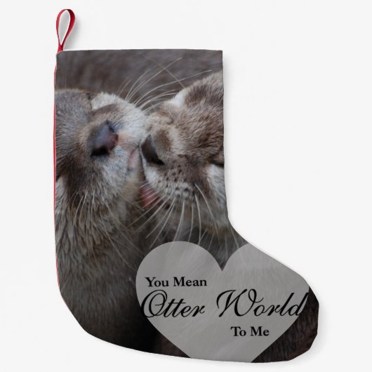 Du hast mir eine andere Welt Gemein, andere Liebe  Kleiner Weihnachtsstrumpf (Vorderseite)