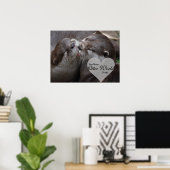 Du hast mir eine andere Welt Gemein, andere Liebe  Poster (Heimbüro)