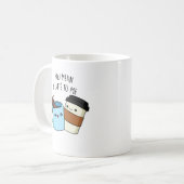 Du hast mir eine Latte zum sonnigen Kaffeepause Ge Kaffeetasse (Vorderseite Links)