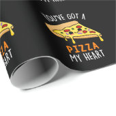 Du hast mir eine Pizza Pizza Pizzeria Got Geschenkpapier (Rolleneckpunkt)