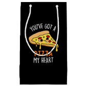 Du hast mir eine Pizza Pizza Pizzeria Got Kleine Geschenktüte (Vorderseite)