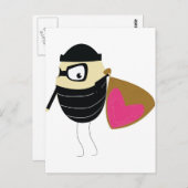 Du hast mir mein Herz gestohlen Postkarte (Vorne/Hinten)