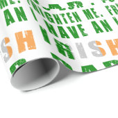 Du hast mir nicht Angst, dass ich einen irischen V Geschenkpapier (Rolleneckpunkt)