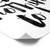 Du hast nichts zu verlieren poster (Ecke)