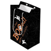 Du hast Niedlichen Ghost Halloween Candy Gefallen Mittlere Geschenktüte (Vorderseite Schrägansicht)