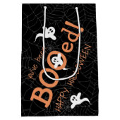 Du hast Niedlichen Ghost Halloween Candy Gefallen Mittlere Geschenktüte (Rückseite)