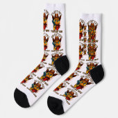 Du hast nur ja deinen letzten Haw, Western Cowboy- Socken (Linkes Detail)