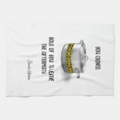 Du hast Personalisiert gekocht Geschirrtuch (Horizontal)