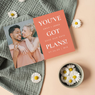 Du hast Pläne Lustige Hochzeit Save The Date