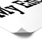 Du hast Recht, wenn ich meine Englischklasse Liebe Poster (Ecke)