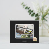 Du hast rot gegraben. postkarte (Stehend Vorderseite)