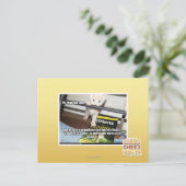 Du hast rot gegraben. postkarte (Stehend Vorderseite)