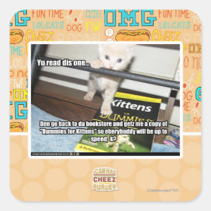 Du hast rot gegraben. quadratischer aufkleber