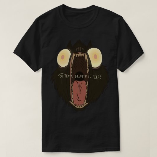 Du hast schöne Augen! T-Shirt (Design vorne)