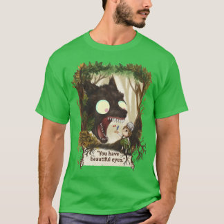 Du hast schöne Augen über der Gartenmauer T-Shirt