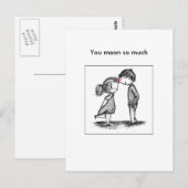 Du hast so viel gemein. postkarte (Vorne/Hinten)