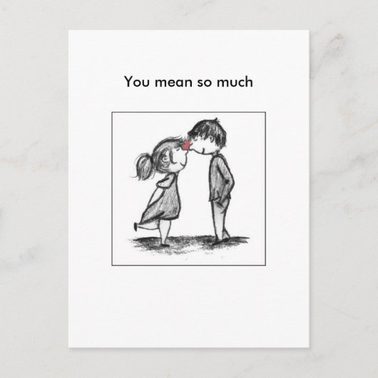 Du hast so viel gemein. postkarte (Vorderseite)