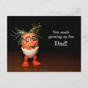 Du hast Spaß gemacht Vater Postcard Semi Glossy Postkarte
