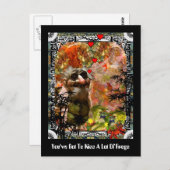 Du hast viele Frösche Got Postkarte (Vorne/Hinten)