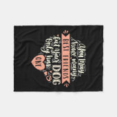 Du hast vielleicht viele beste Freunde Fleecedecke (Vorderseite (Horizontal))