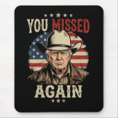 du hast wieder verfehlt mousepad (Vorne)