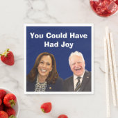 Du hättest Freude haben können Serviette (Beispiel)