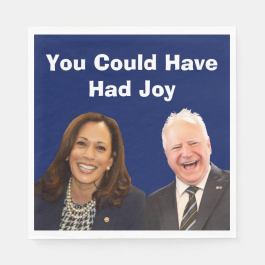 Du hättest Freude haben können Serviette (Vorderseite)