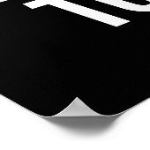 Du hattest heute Motivierend Geschenk angefangen Poster (Ecke)