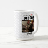 Du hattest mein Herz bei MEOW Individuelle Name Fo Kaffeetasse (VorderseiteRechts)