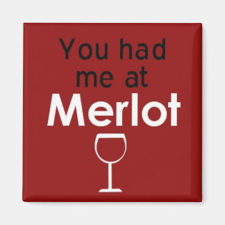Du hattest mich am Merlot-Platz-Magneten Magnet
