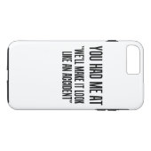 Du hattest mich angeschlagen Case-Mate iPhone hülle (Rückseite (Horizontal))