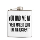 Du hattest mich angeschlagen flachmann (Vorderseite)