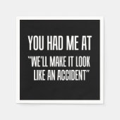 Du hattest mich angeschlagen serviette (Vorderseite)