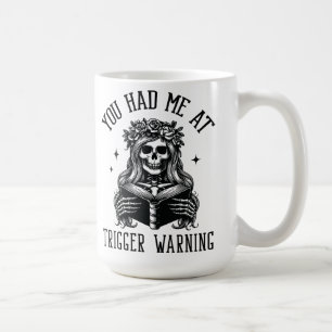 Du hattest mich bei der Warnung vor dunkler Romant Kaffeetasse