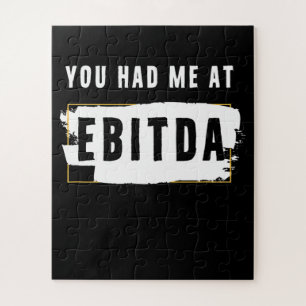 Du hattest mich bei Ebitda Funny Costume Geschenk Puzzle