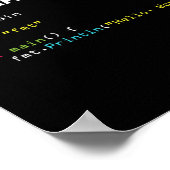 Du hattest mich bei Hallo Welt Coding Cool Gaming Poster (Ecke)