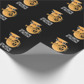 Du hattest mich bei Mellow Funny Tuba Pun Dark BG Geschenkpapier (Ecke)