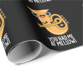 Du hattest mich bei Mellow Funny Tuba Pun Dark BG Geschenkpapier (Rolleneckpunkt)