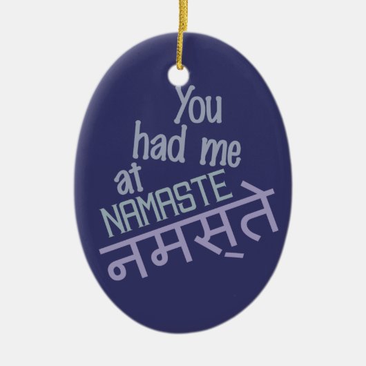 Du hattest mich bei Namaste-Sonderschmuck Keramikornament (Vorne)