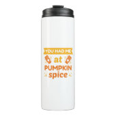 Du hattest mich bei Pumpkin Gewürz Thermosbecher (Vorderseite)