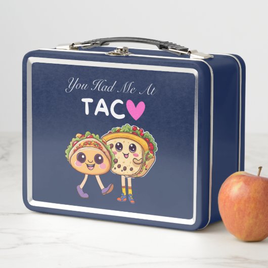 Du hattest mich bei Taco Metall Brotdose (Beispiel)