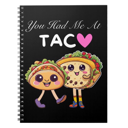Du hattest mich bei Taco Notizblock (Vorderseite)