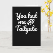Du hattest mich bei Tailgate Karte (Gelbe Blume)