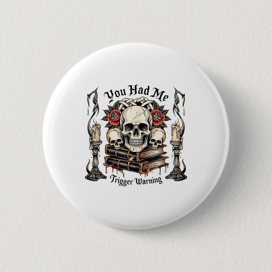 Du hattest mich bei Trigger Warning, Bad Book Club Button (Vorderseite)