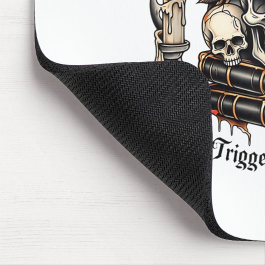 Du hattest mich bei Trigger Warning, Bad Book Club Mousepad (Ecke)