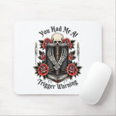 Du hattest mich bei Trigger Warning, Bad Book Club Mousepad (Mit Mouse)