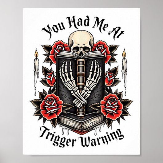 Du hattest mich bei Trigger Warning, Bad Book Club Poster (Vorne)