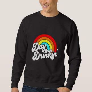 Du hattest mich beim Trinken am Tag Retro-Strand S Sweatshirt